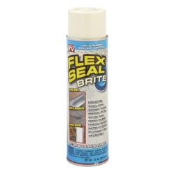 Flex Seal 14 Oz Off White Brite Rubber Sealant Coating (fsb20)