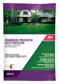 Ace Crabgrass Preventer With Fertilizer 15000 sq. ft. 29-0-3